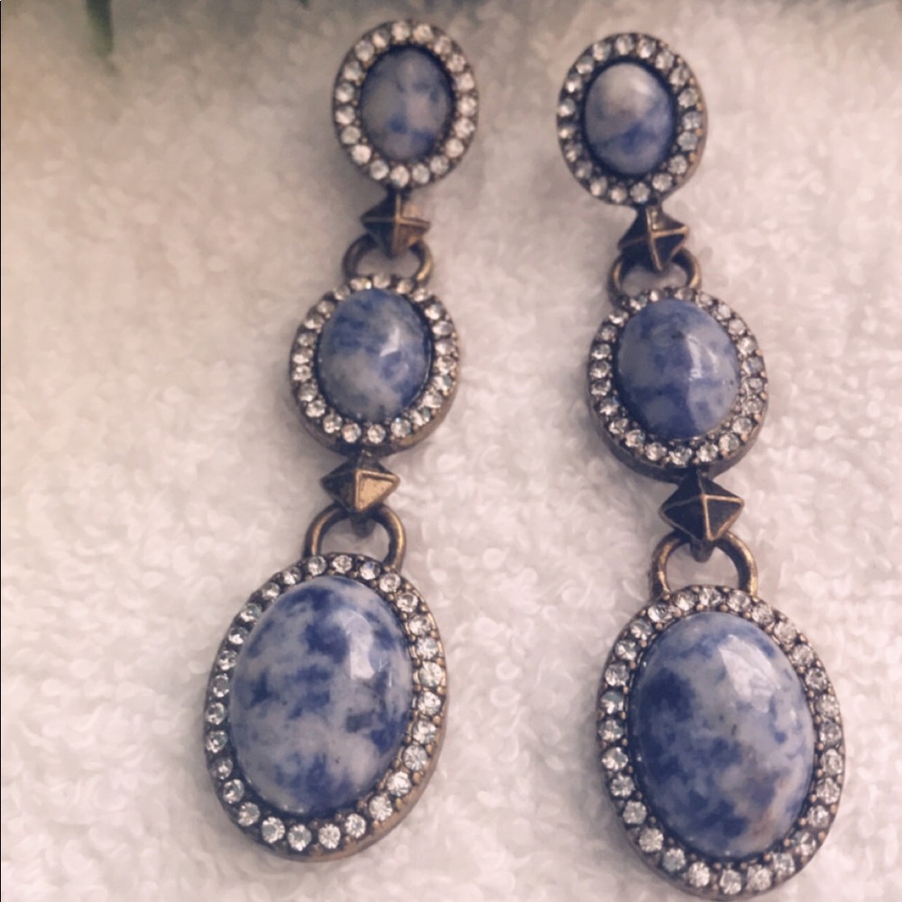 Blue earrings - Picture 2 of 5